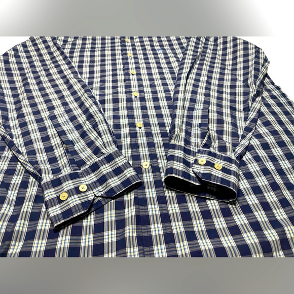 Southern Tide men’s size Large blue plaid long sleeve button down shirt 💙 - Picture 2 of 6